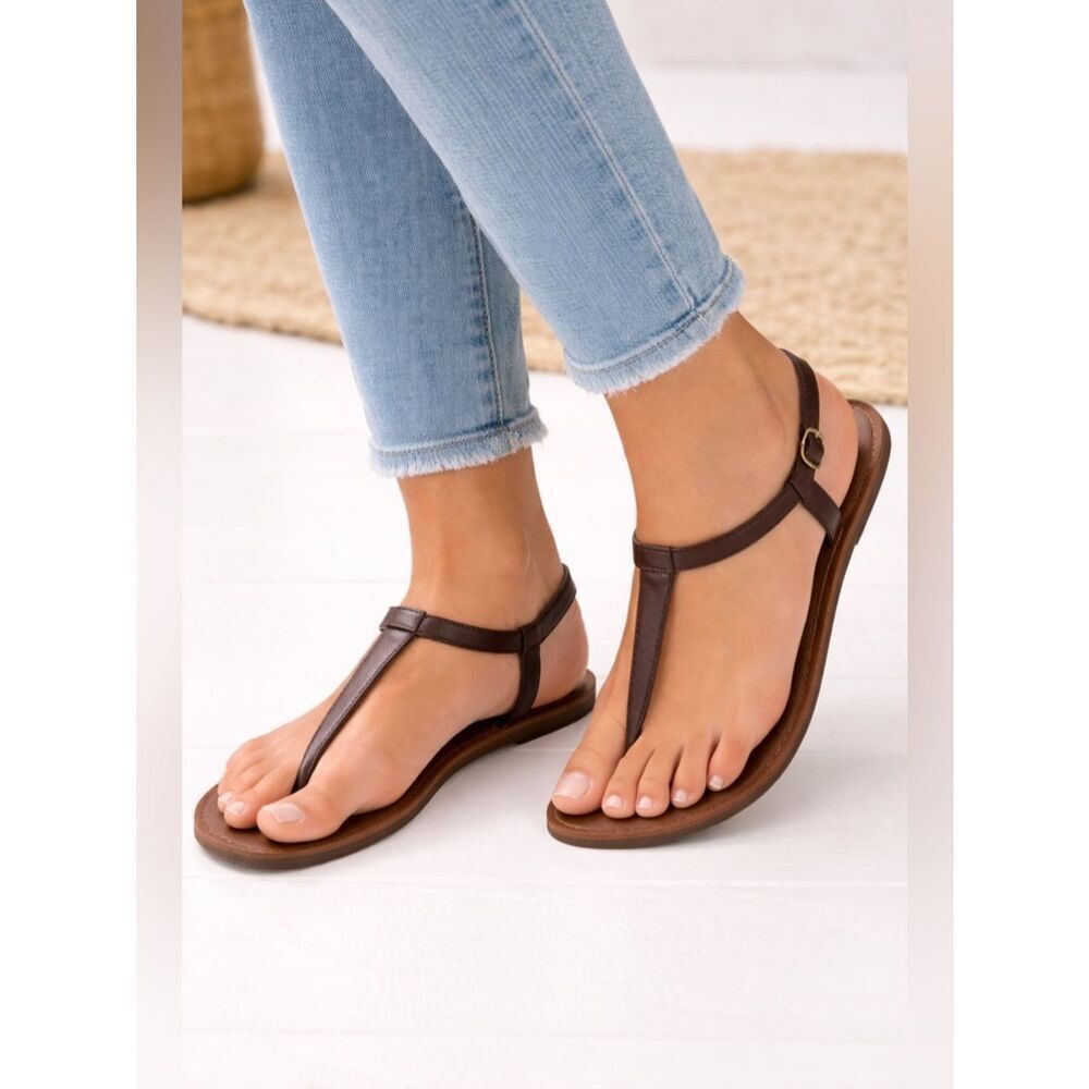 Sseko Dark Brown Leather Sandals